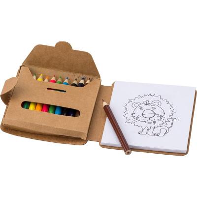 Image of Cardboard colouring set